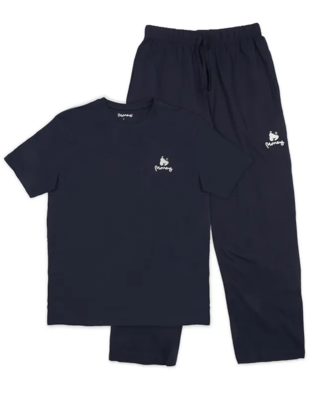 Money Lounger Long Navy Set 2 Pack sold by Money Clothing