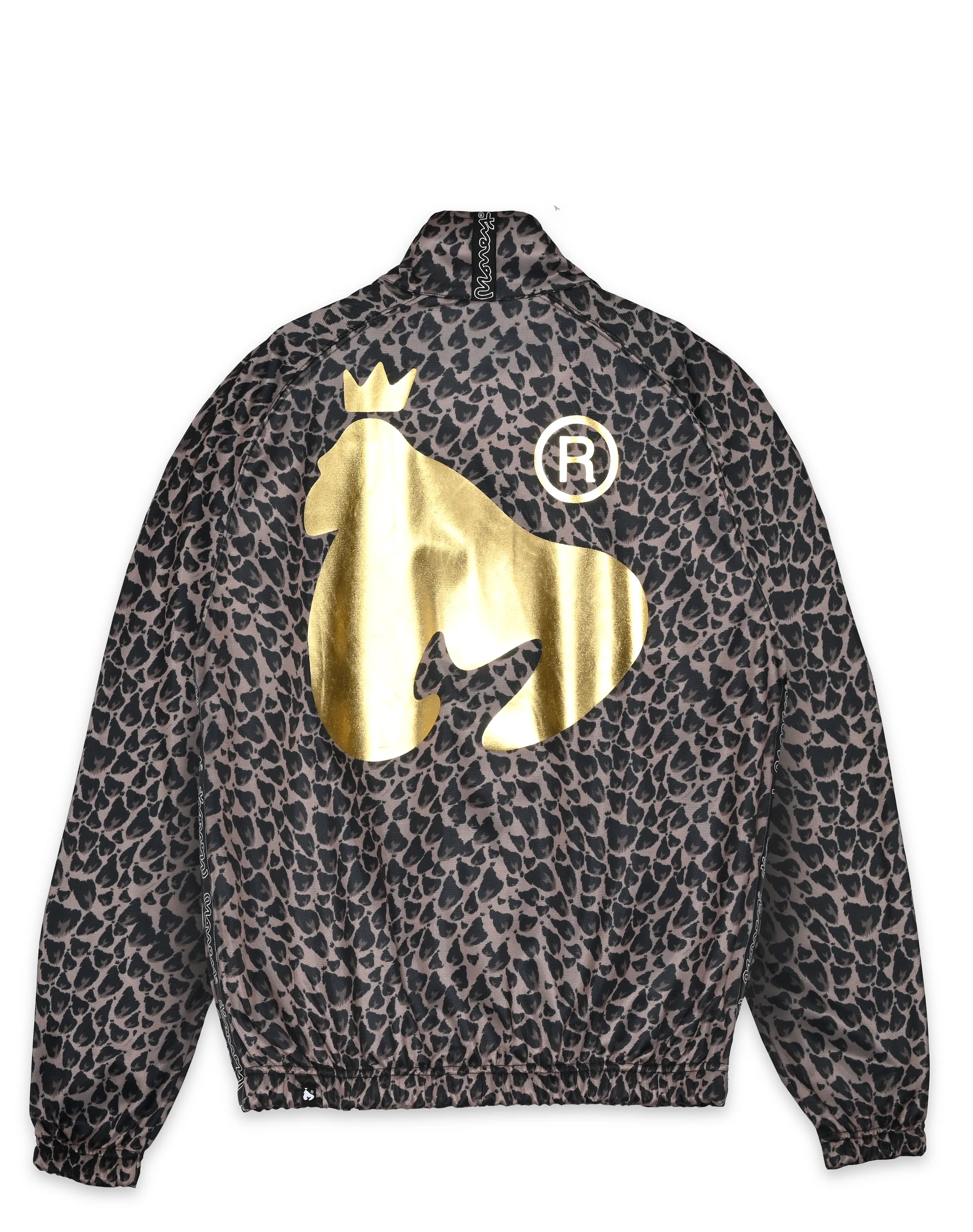 Cheetah Tricot Track Top sold by Money Clothing product image thumbnail 2
