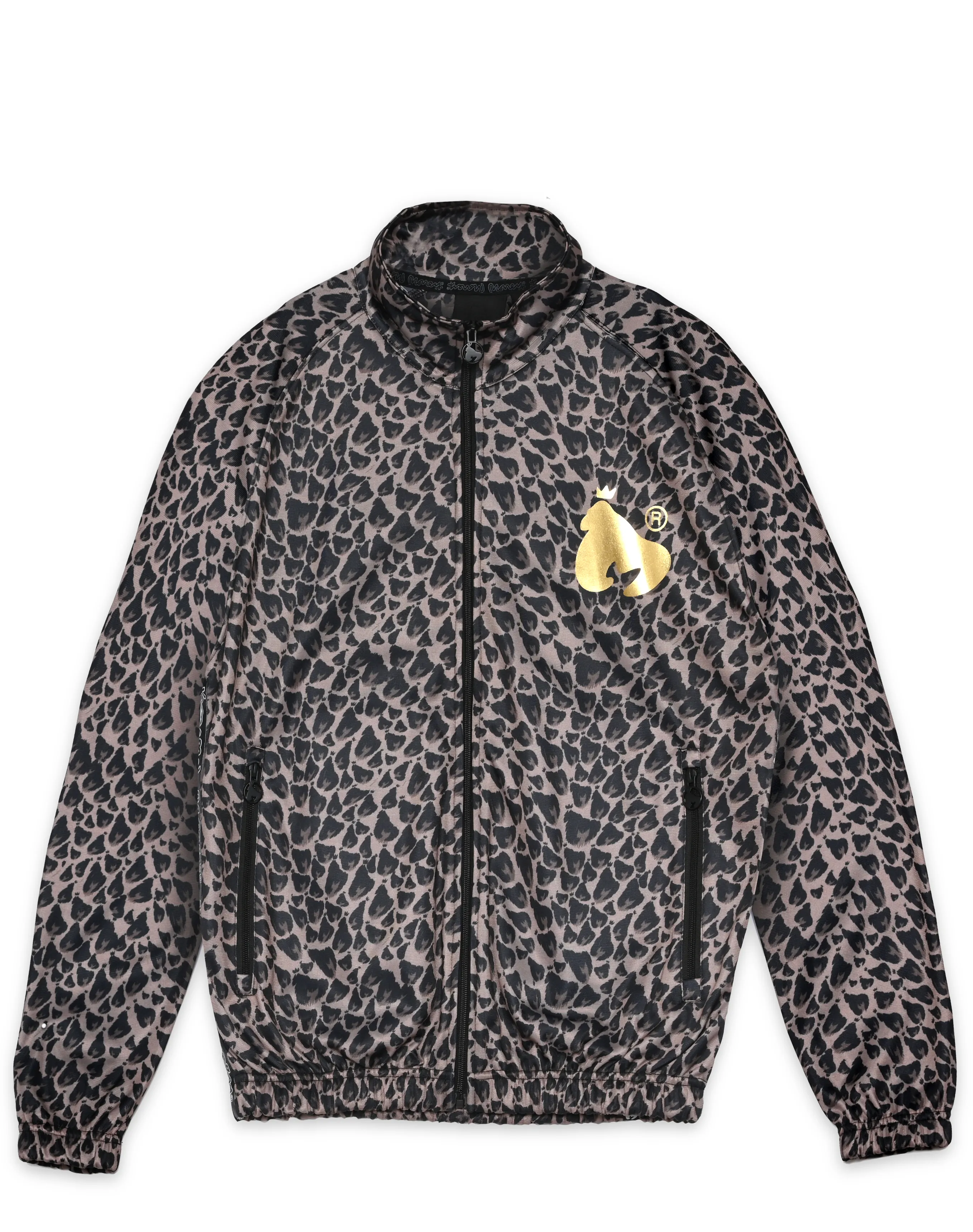 Cheetah Tricot Track Top sold by Money Clothing