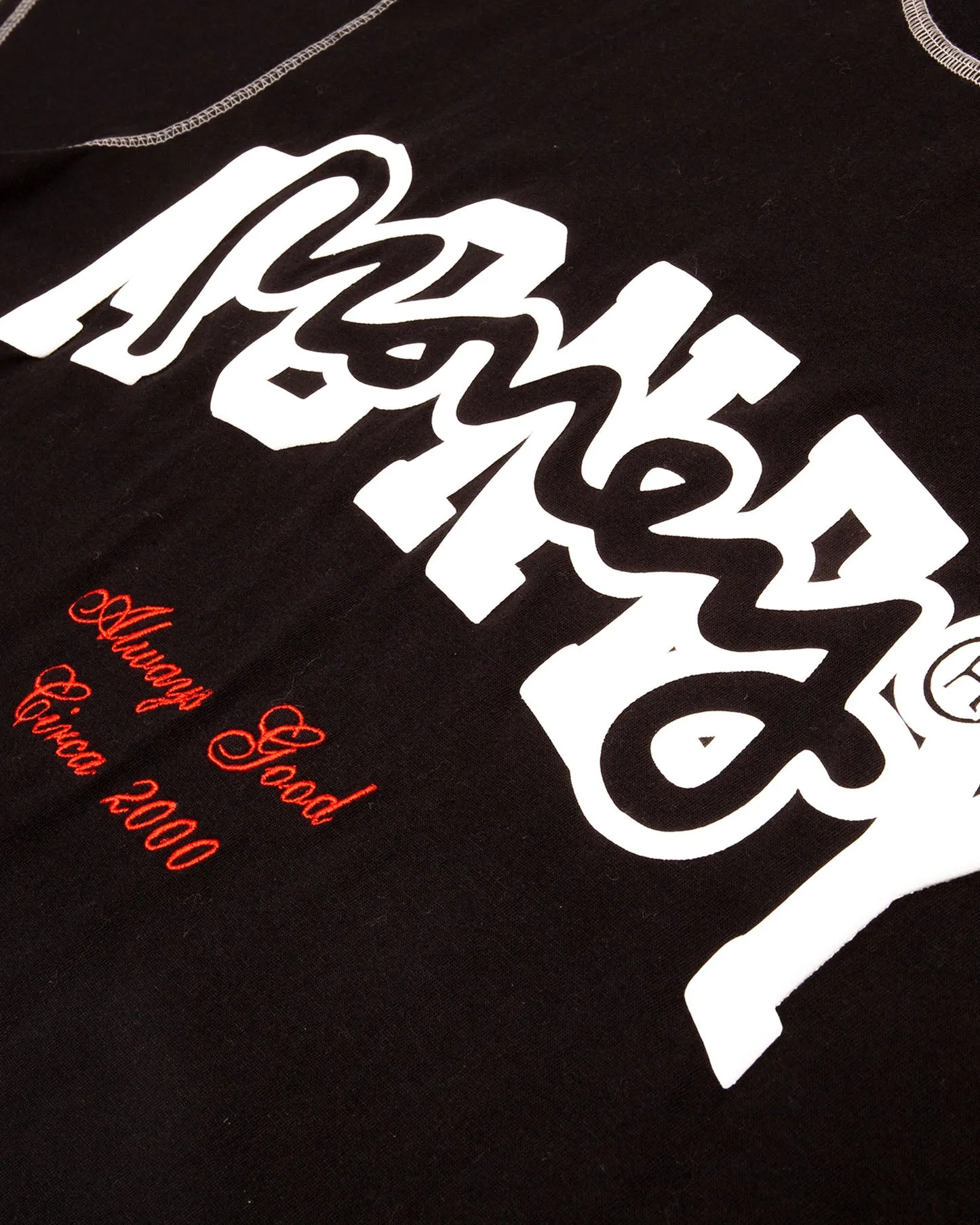 COLLEGE DROP SIG TEE & SHORT TWIN SET - BLACK sold by Money Clothing product image thumbnail 5