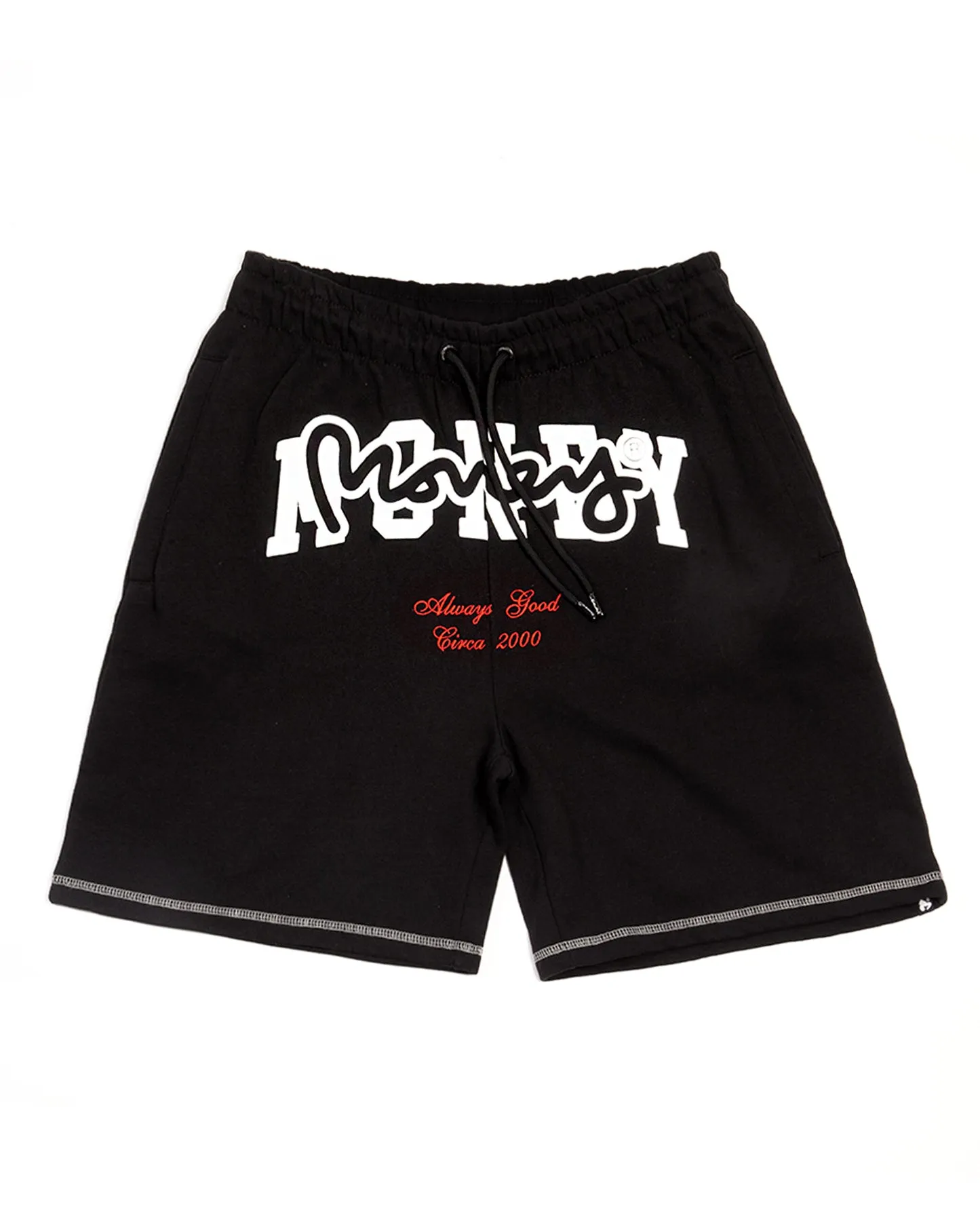 COLLEGE DROP SIG TEE & SHORT TWIN SET - BLACK sold by Money Clothing product image thumbnail 3
