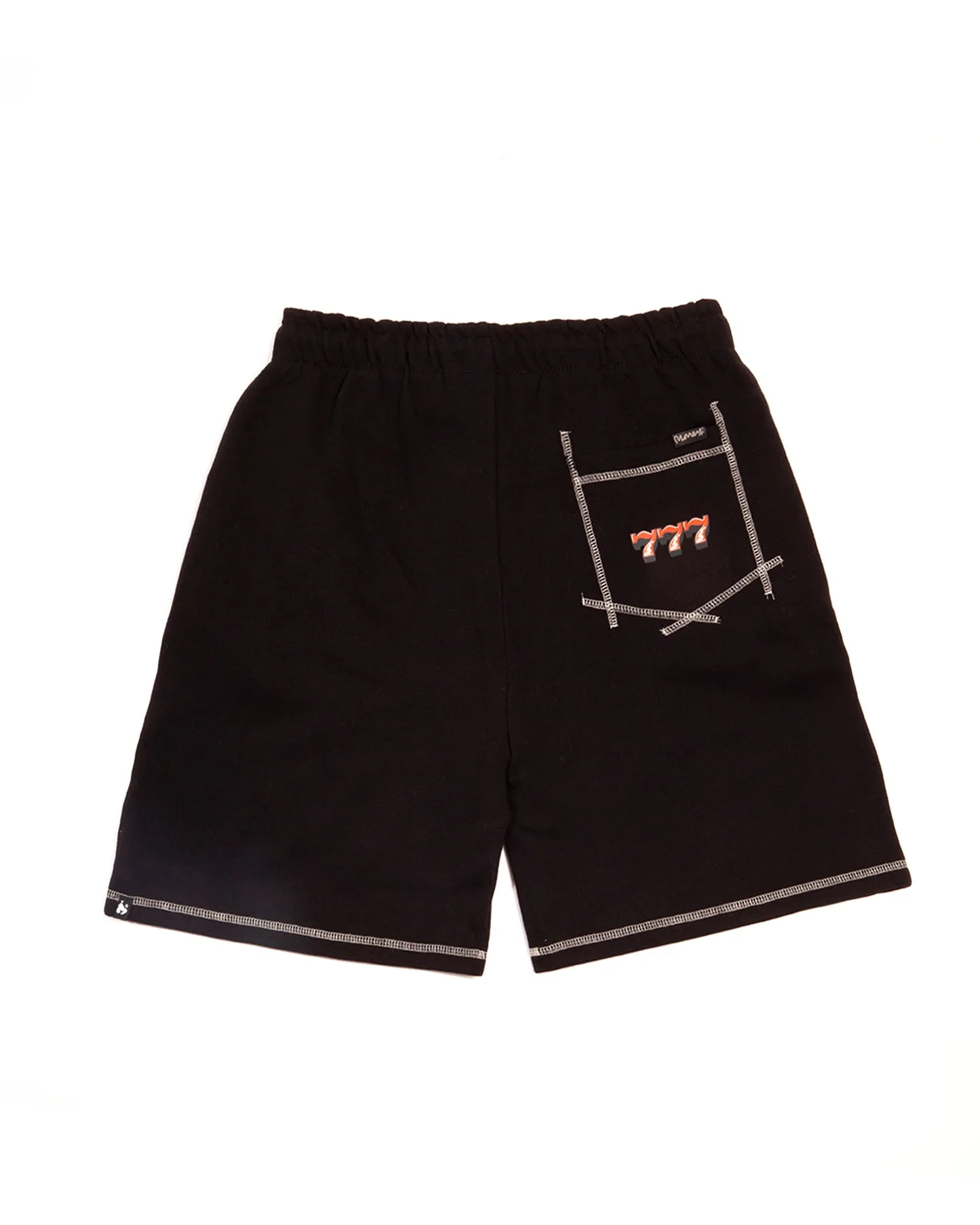 COLLEGE DROP SIG TEE & SHORT TWIN SET - BLACK sold by Money Clothing product image thumbnail 2