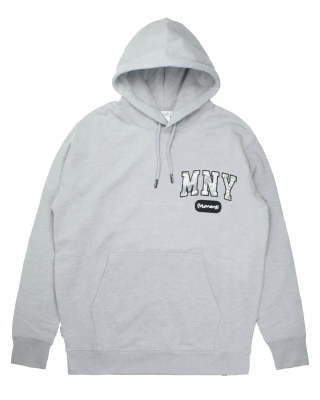 MNY CAMO FILL HOOD TRACK SUIT - GREY MELANGE sold by Money Clothing