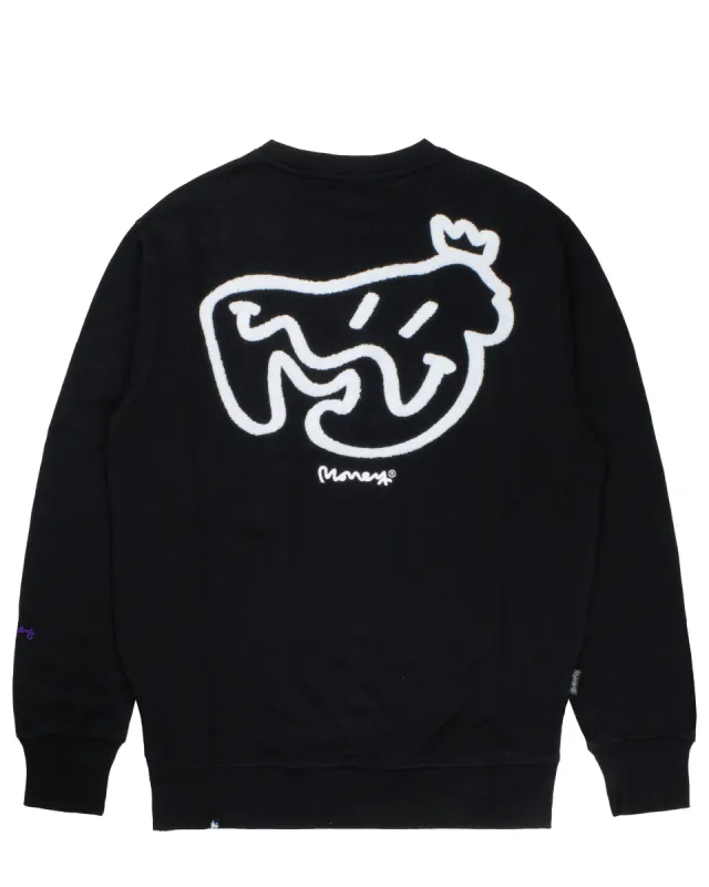 Smiley Sig Ape Crew sold by Money Clothing