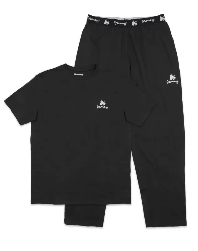 Money Lounger Long Black Set 2 Pack sold by Money Clothing