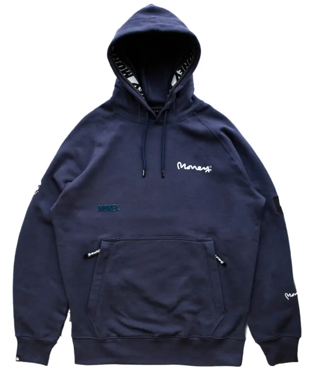Money Flux Hood Navy sold by Money Clothing