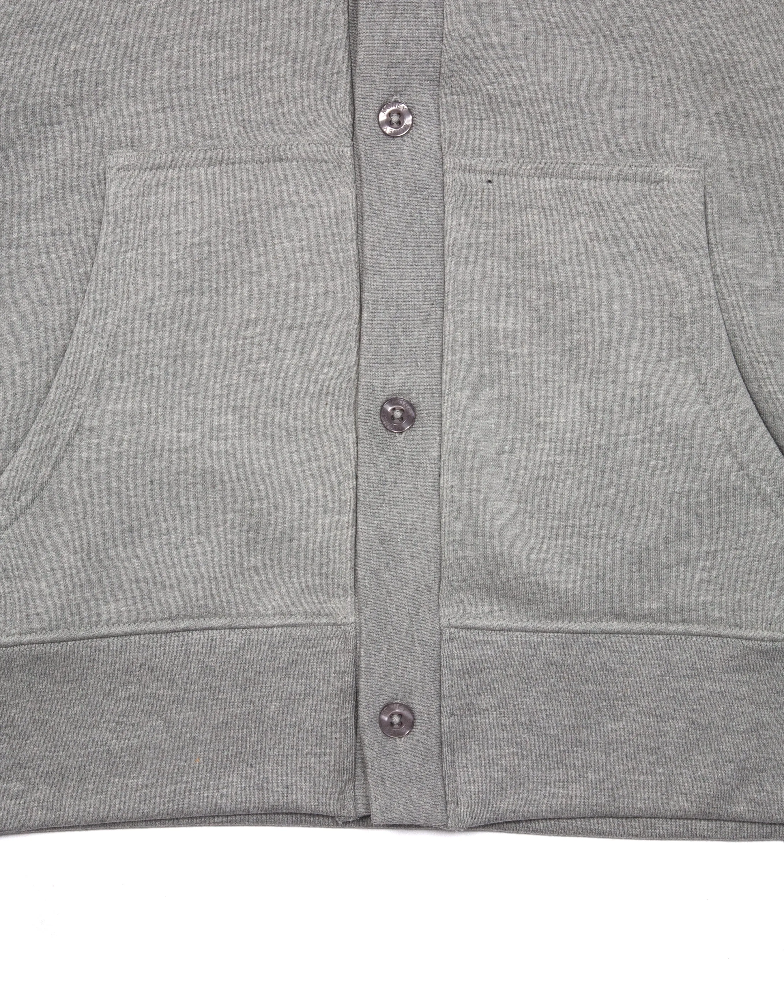 Combo Patch Button Sweat Grey Melange sold by Money Clothing product image thumbnail 3