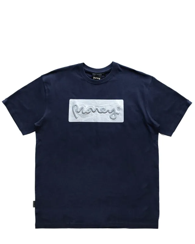 Gold Plate Tee Navy sold by Money Clothing