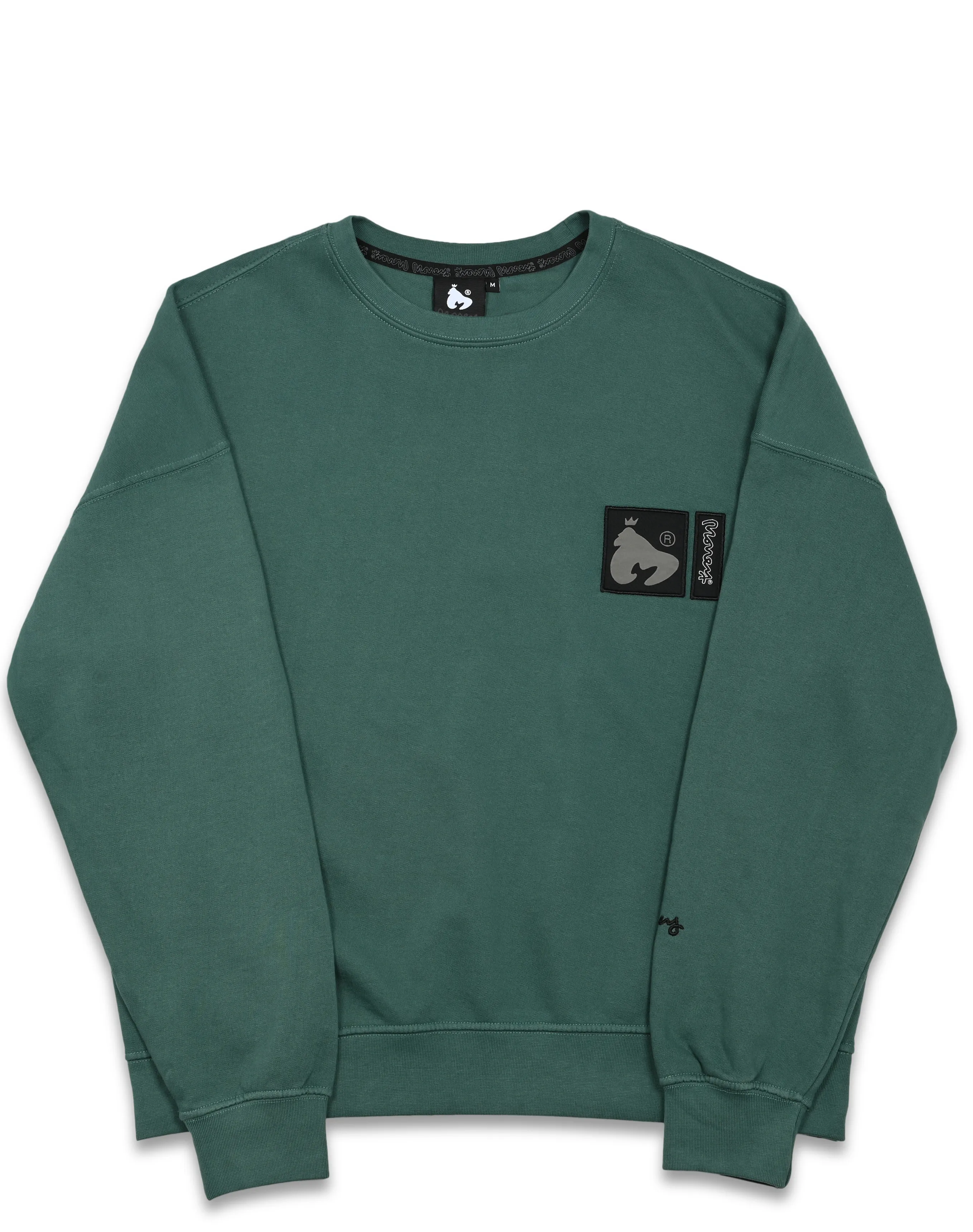 Garment Dye Crew - GREEN sold by Money Clothing