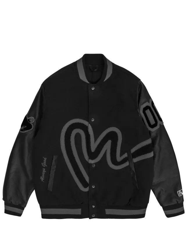 Money Varsity Jacket Black sold by Money Clothing