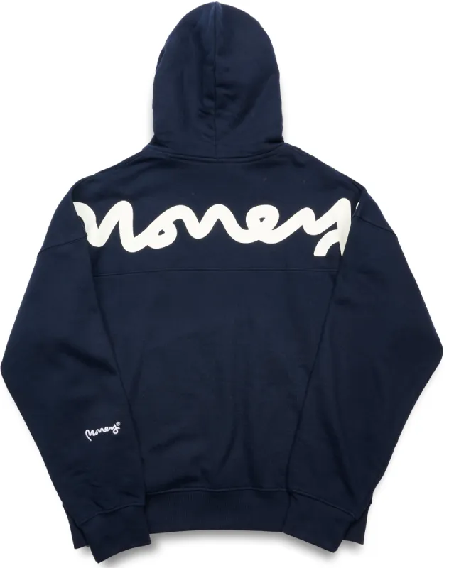 Money Back Slab Hood Navy sold by Money Clothing