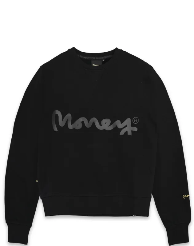 Chop Sig Core Crew Sweat Black sold by Money Clothing