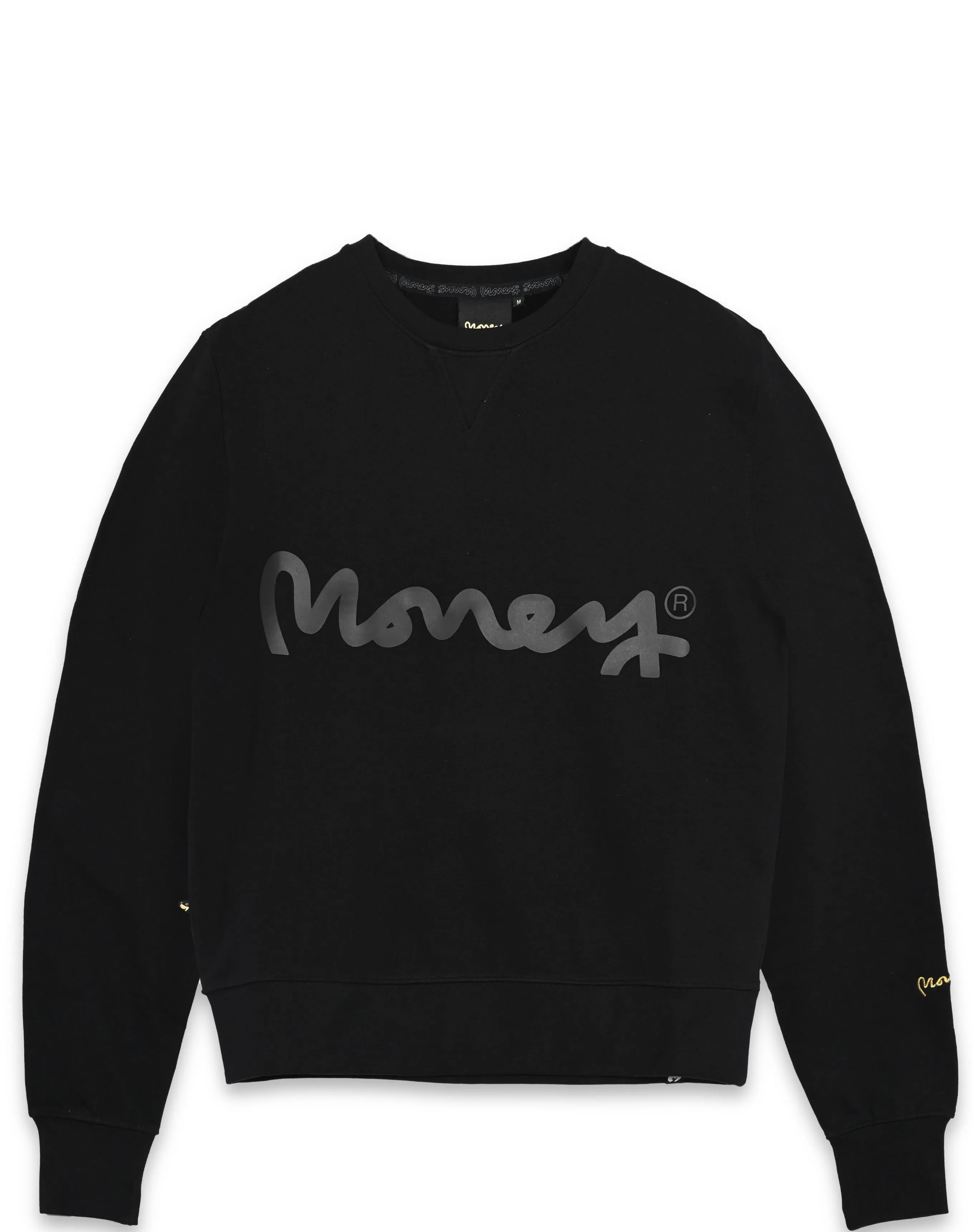 Chop Sig Core Crew Sweat Black sold by Money Clothing