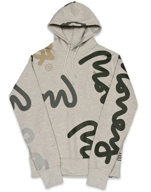 Super Sig Hood Oatmeal sold by Money Clothing