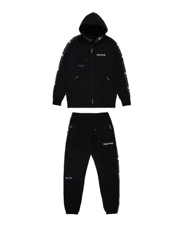 Money Flux Hood Tracksuit Black sold by Money Clothing