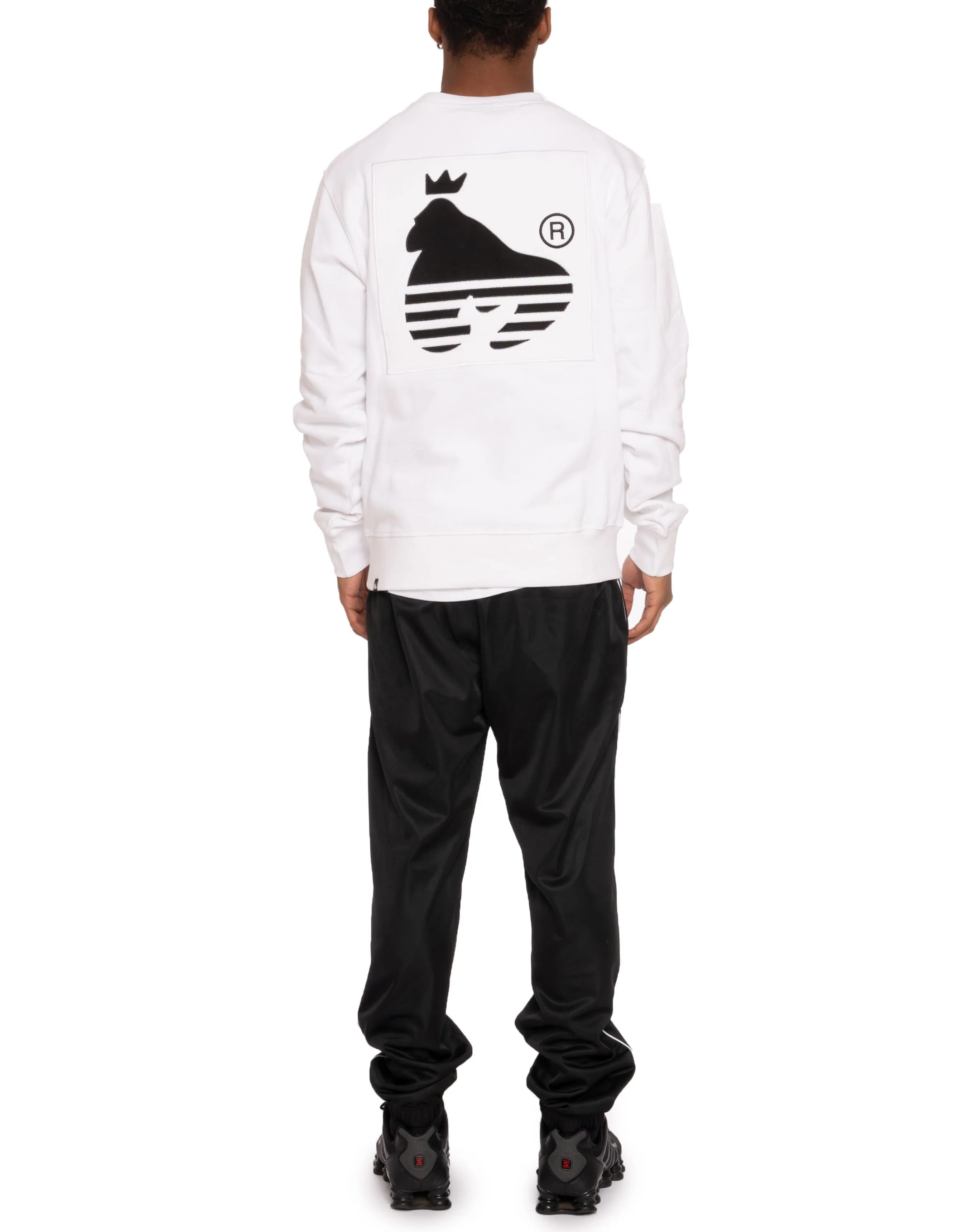 Sig Ape Hells Crew Sweat White sold by Money Clothing product image thumbnail 5