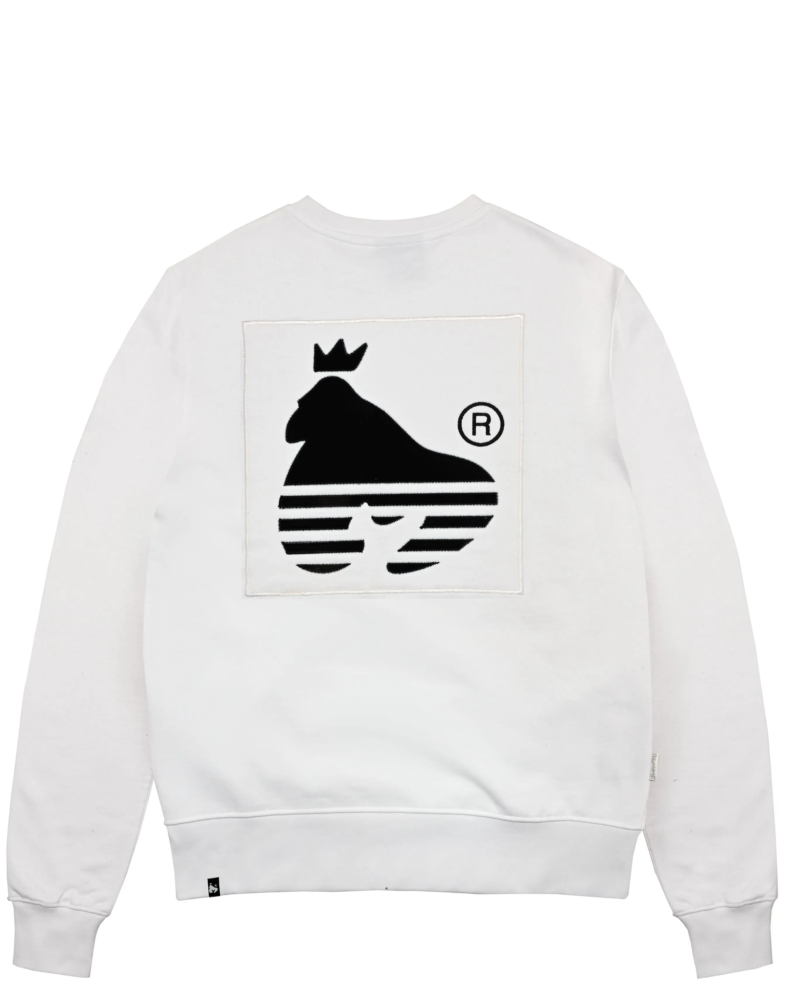 Sig Ape Hells Crew Sweat White sold by Money Clothing product image thumbnail 3