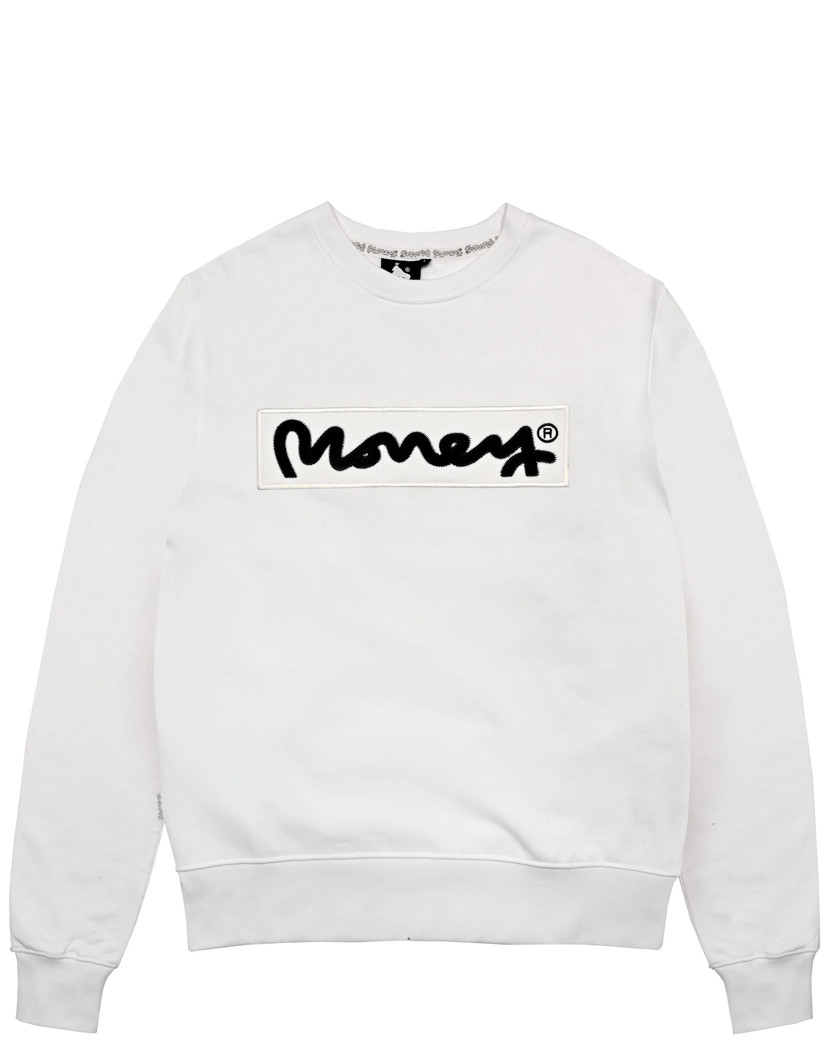 Sig Ape Hells Crew Sweat White sold by Money Clothing