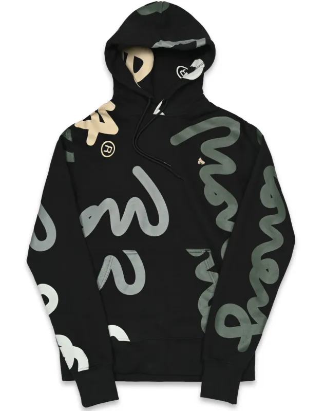 Super Sig Hood Black sold by Money Clothing