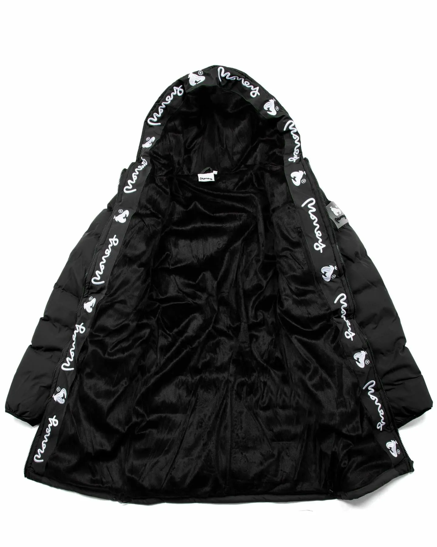 Emerton Longline Padded Jacket Black sold by Money Clothing product image thumbnail 5