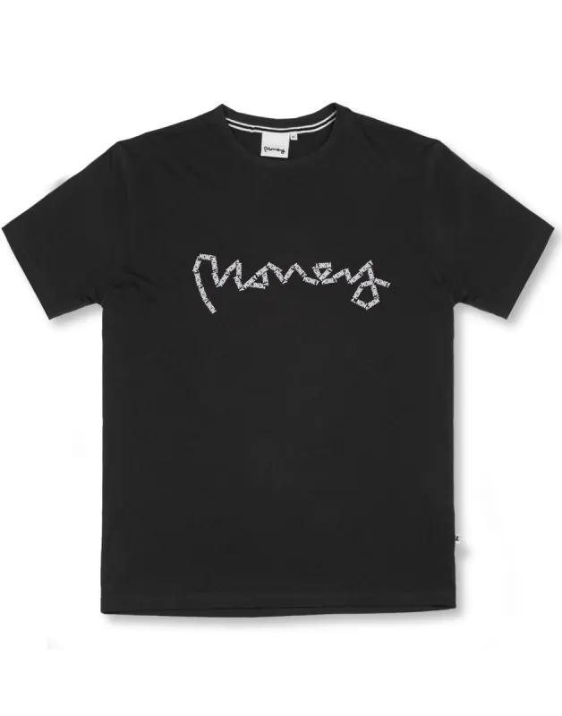 Sticker Tee Black sold by Money Clothing