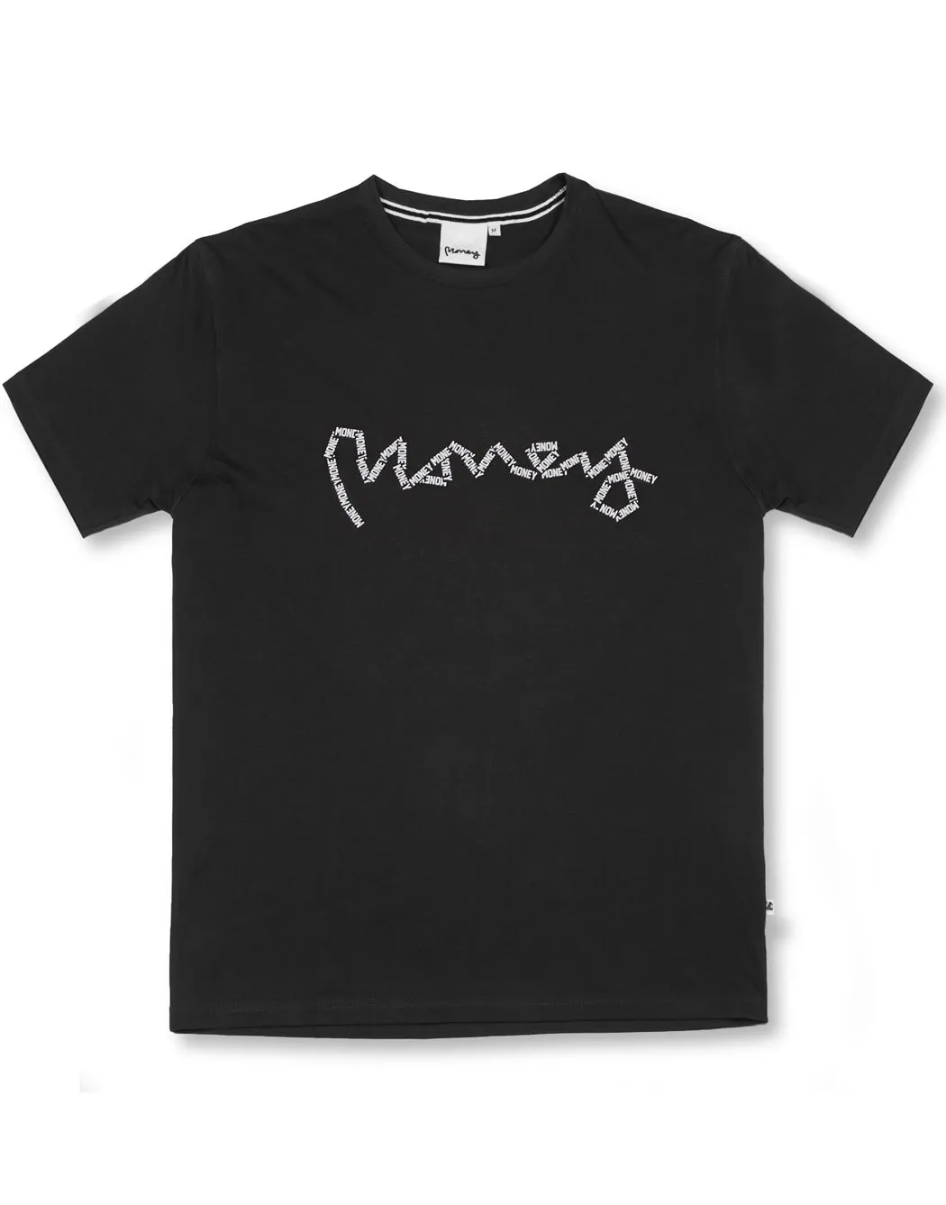 Sticker Tee Black sold by Money Clothing