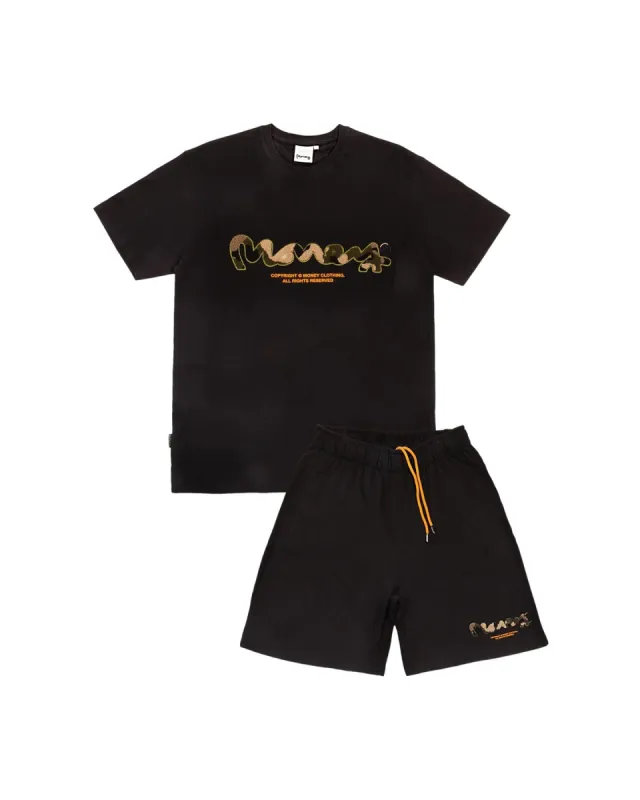 Camo Sig Twin Set Black sold by Money Clothing