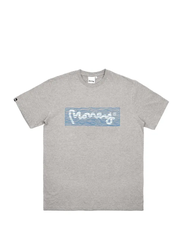 Wavy Ape Tee Grey Melange sold by Money Clothing