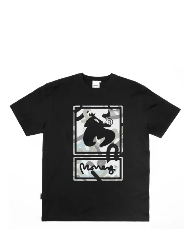 Sig Camo Stack Tee Black sold by Money Clothing