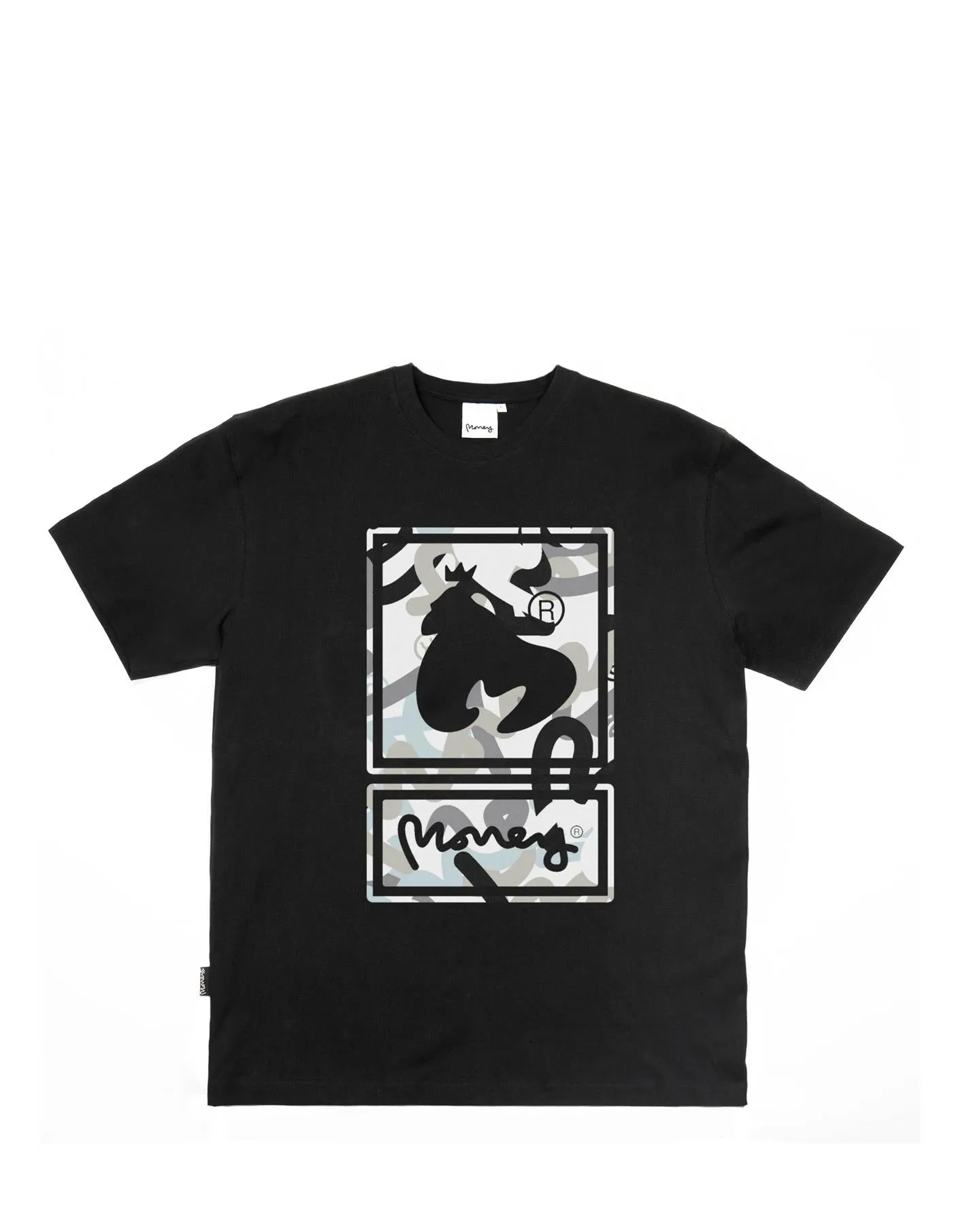 Sig Camo Stack Tee Black sold by Money Clothing