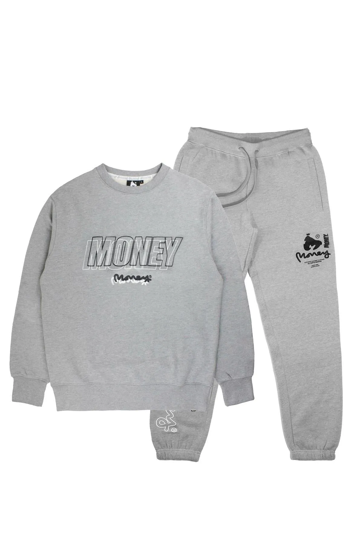 Compound Twin Set Grey Melange sold by Money Clothing product image thumbnail 4