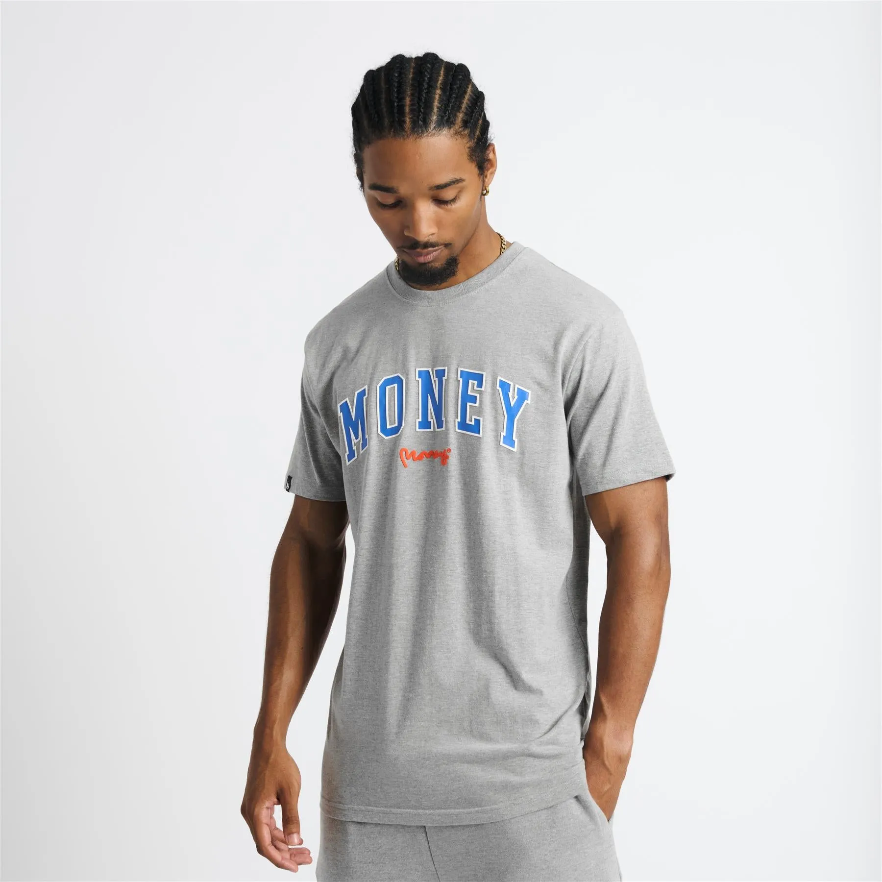 College Twin Set Grey Melange sold by Money Clothing product image thumbnail 3