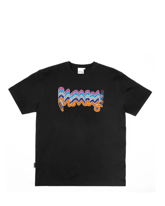 Multi Sig Tee Black sold by Money Clothing