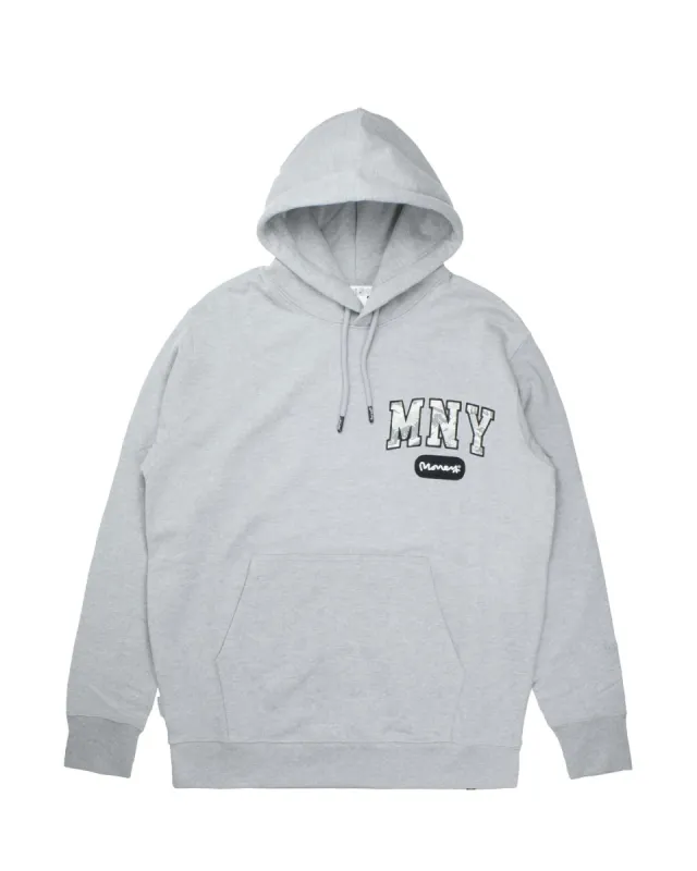 Money Camo Fill Hood Grey Melange sold by Money Clothing