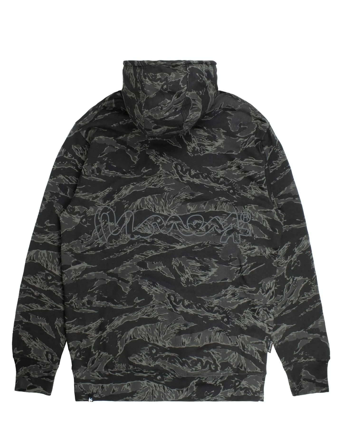 Tiger Camo Hood Black Tiger Camo sold by Money Clothing product image thumbnail 2
