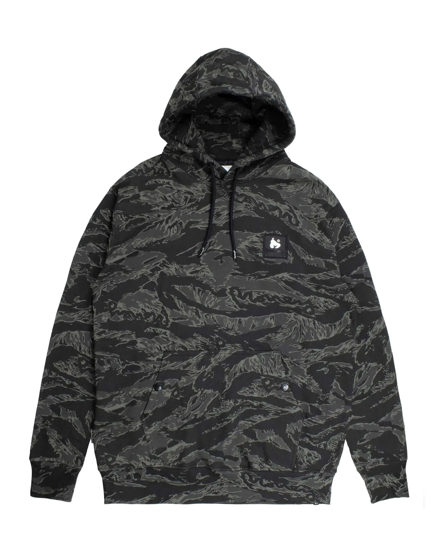 Tiger Camo Hood Black Tiger Camo sold by Money Clothing