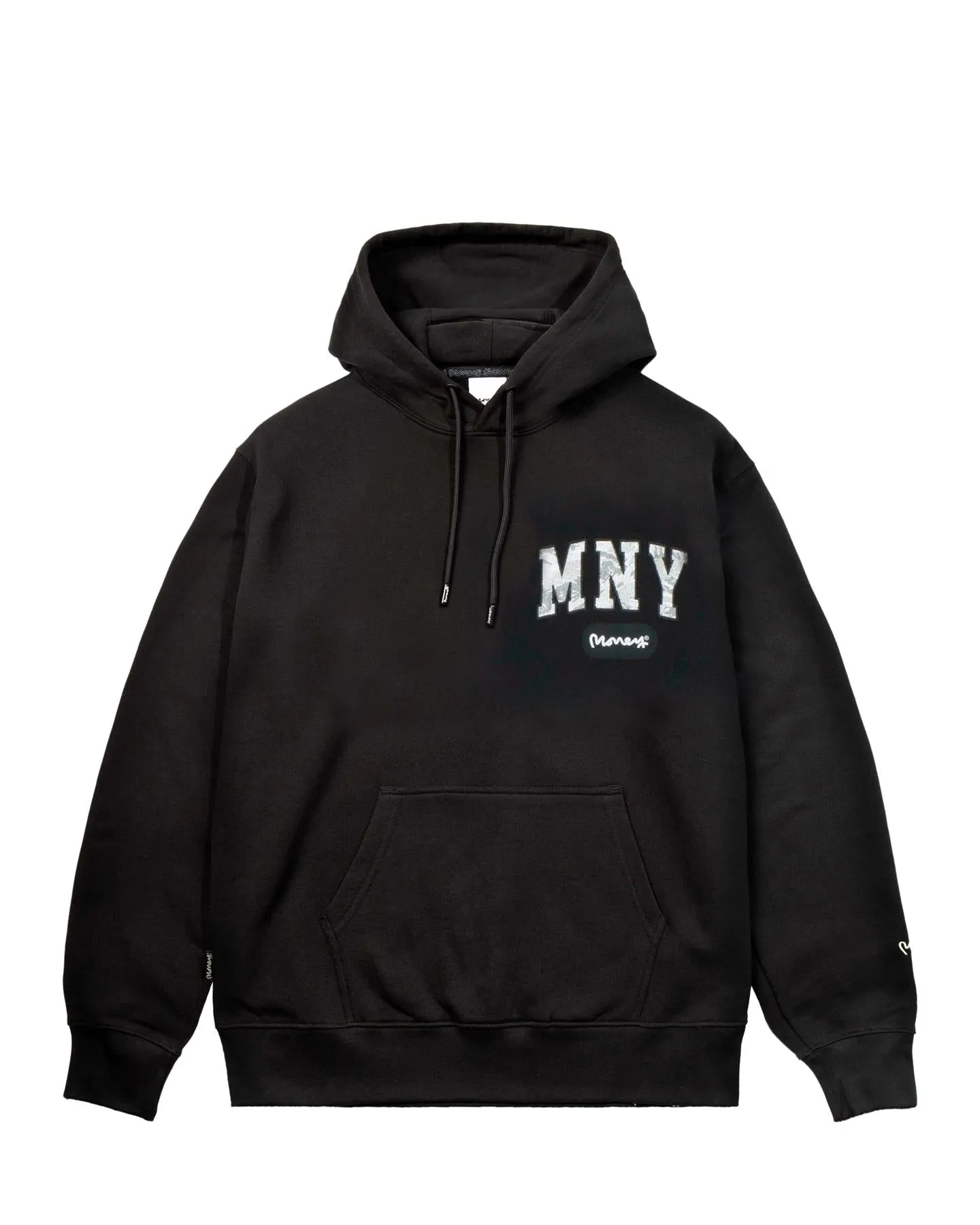 Money Camo Fill Hood Black sold by Money Clothing