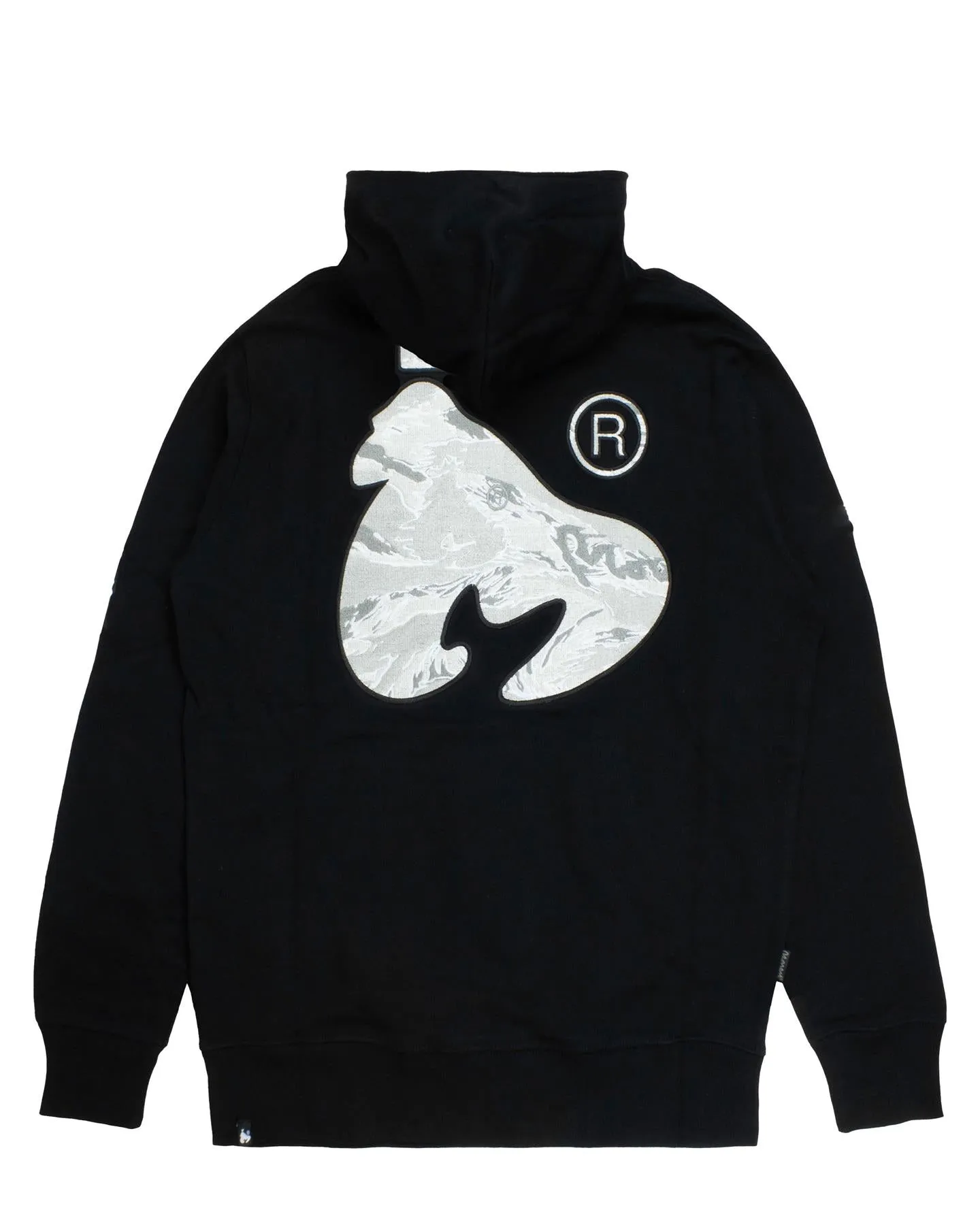 Money Camo Fill Hood Black sold by Money Clothing product image thumbnail 2