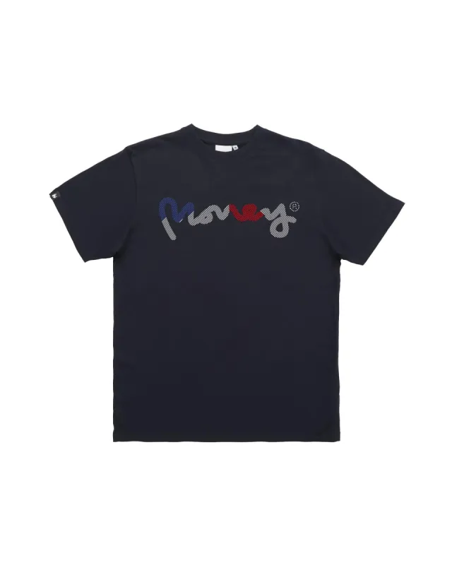 Sig Tee Navy sold by Money Clothing
