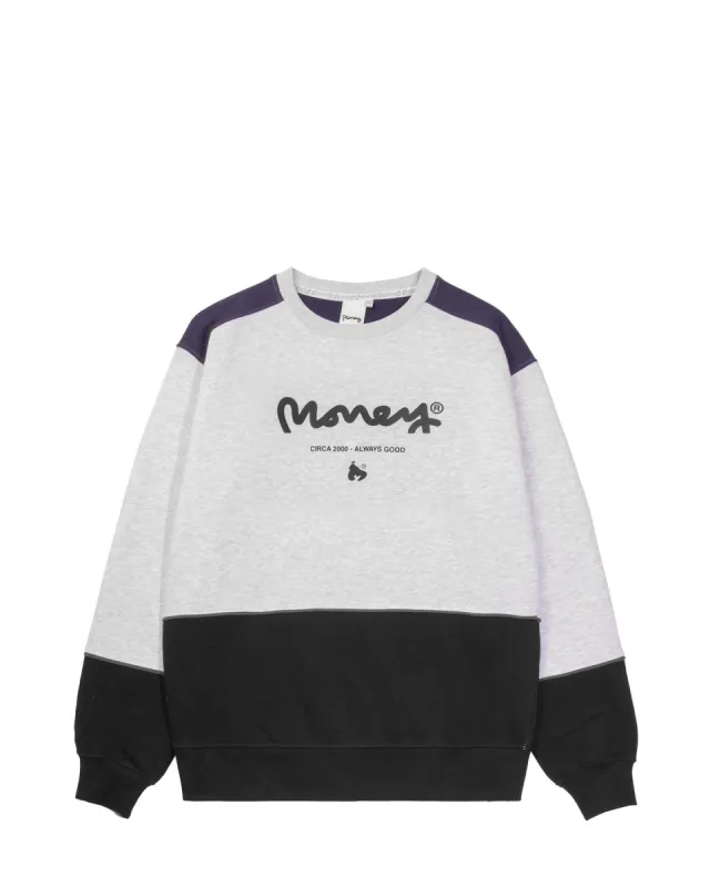 Chop Sig Player Crew Grey Melange sold by Money Clothing