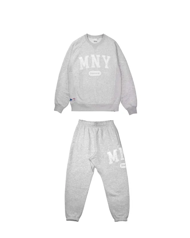 State Crew Tracksuit Grey Melange sold by Money Clothing