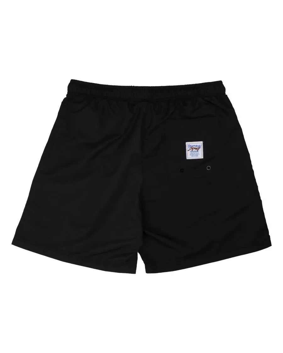 Money Copyright Swim Shorts Black sold by Money Clothing