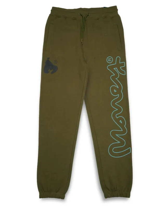 Money Sig Line Trackpant Olive sold by Money Clothing
