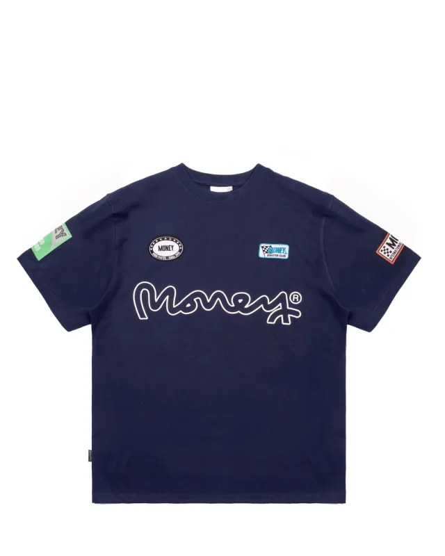 Money Patch Tee Navy sold by Money Clothing