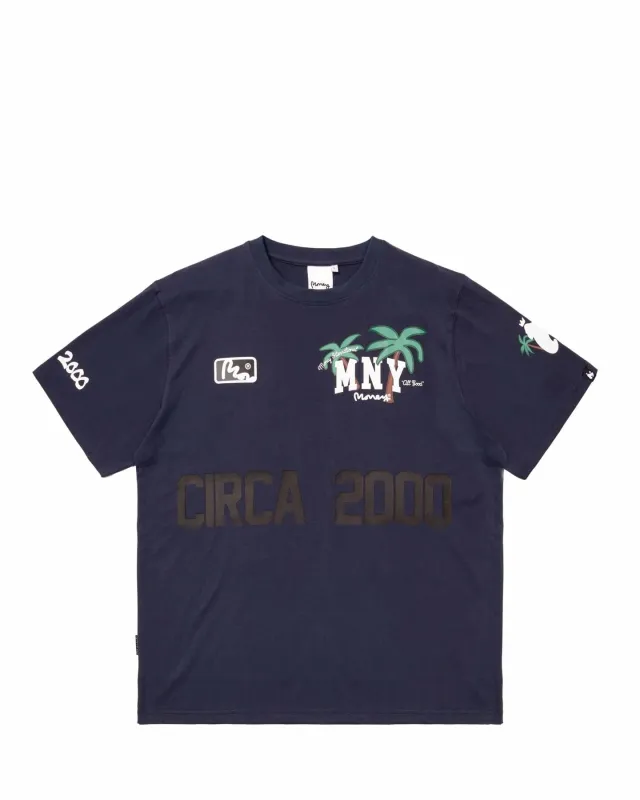 Money Lux Circa Tee Blue Night sold by Money Clothing