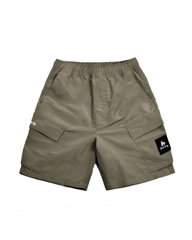 Cargo Engineered Shorts Khaki sold by Money Clothing