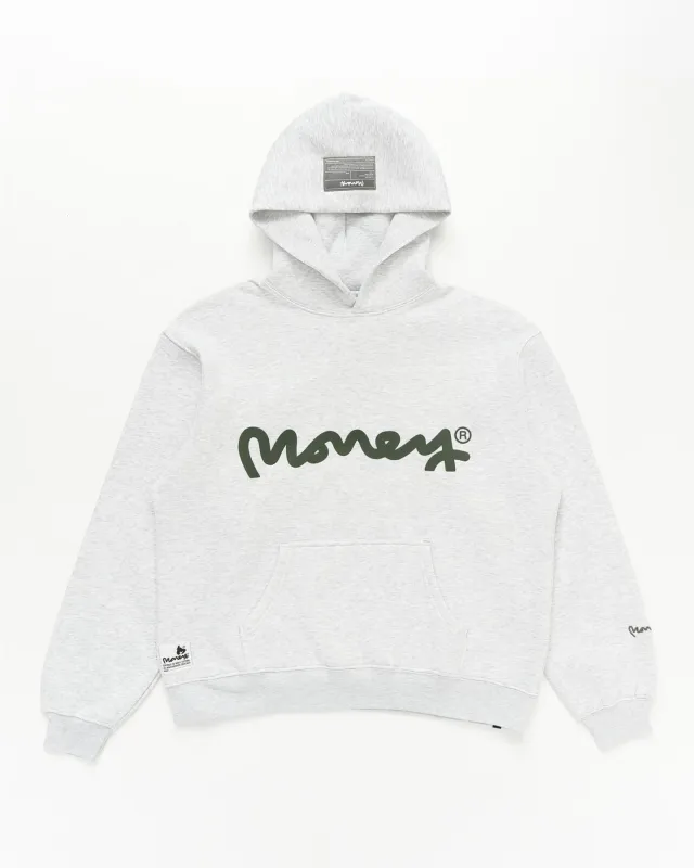 Sig Ape Heavy Weight Hood Grey Melange sold by Money Clothing