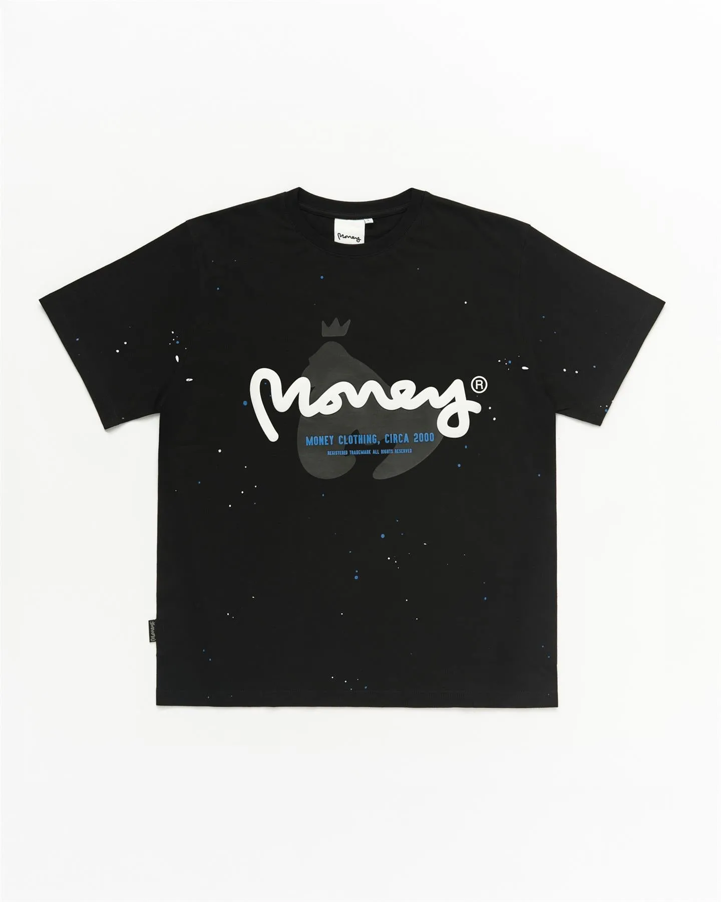 Sig Veneer Drip Tee Black/Blue sold by Money Clothing