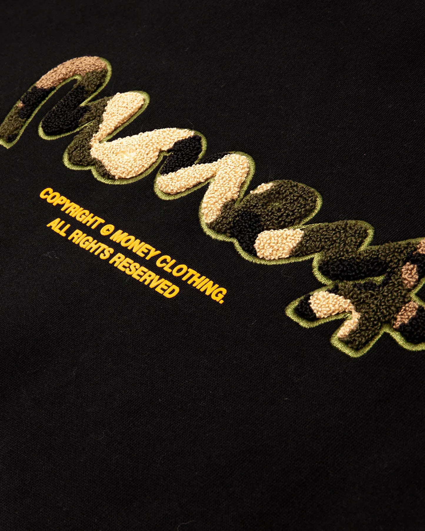 Chop Sig Camo Crew Sweat Black sold by Money Clothing product image thumbnail 4