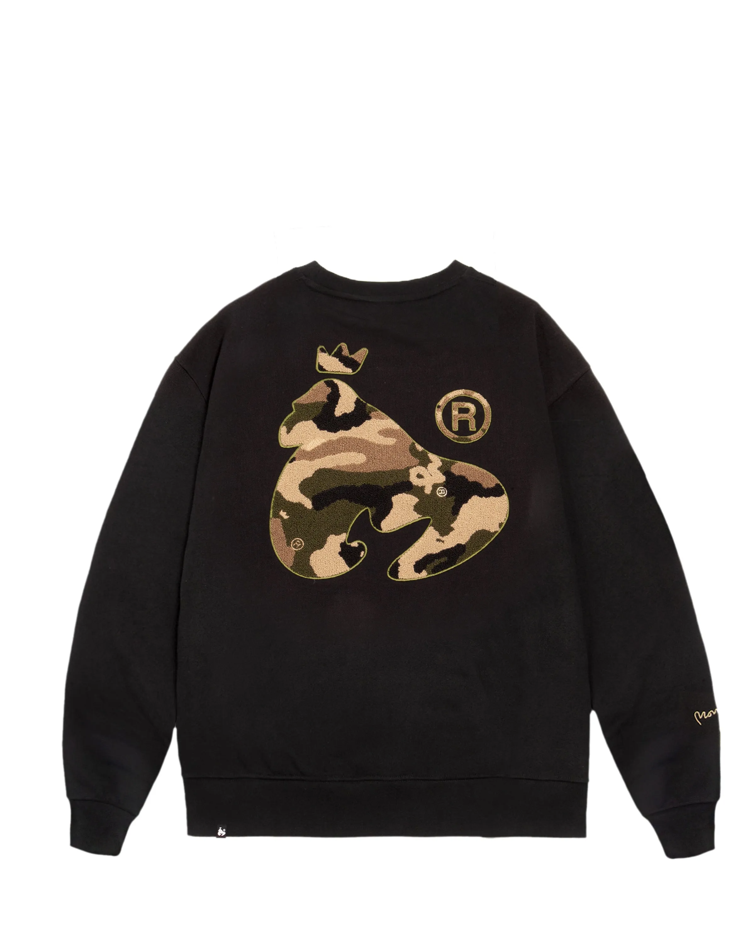 Chop Sig Camo Crew Sweat Black sold by Money Clothing product image thumbnail 2